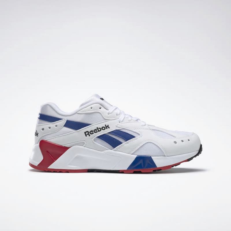 Reebok Aztrek Tenisky Panske - Biele/Kráľovská Modrá/Červené RL1040FM